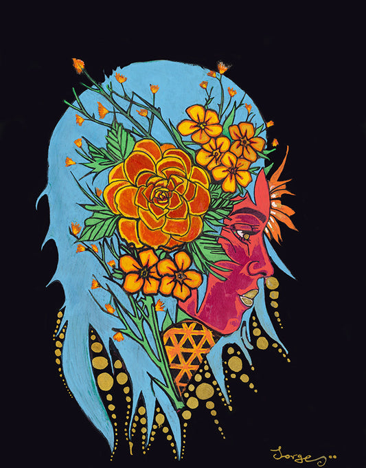 La Chasca Giclée Fine Art Print-Jorge Henriquez Art