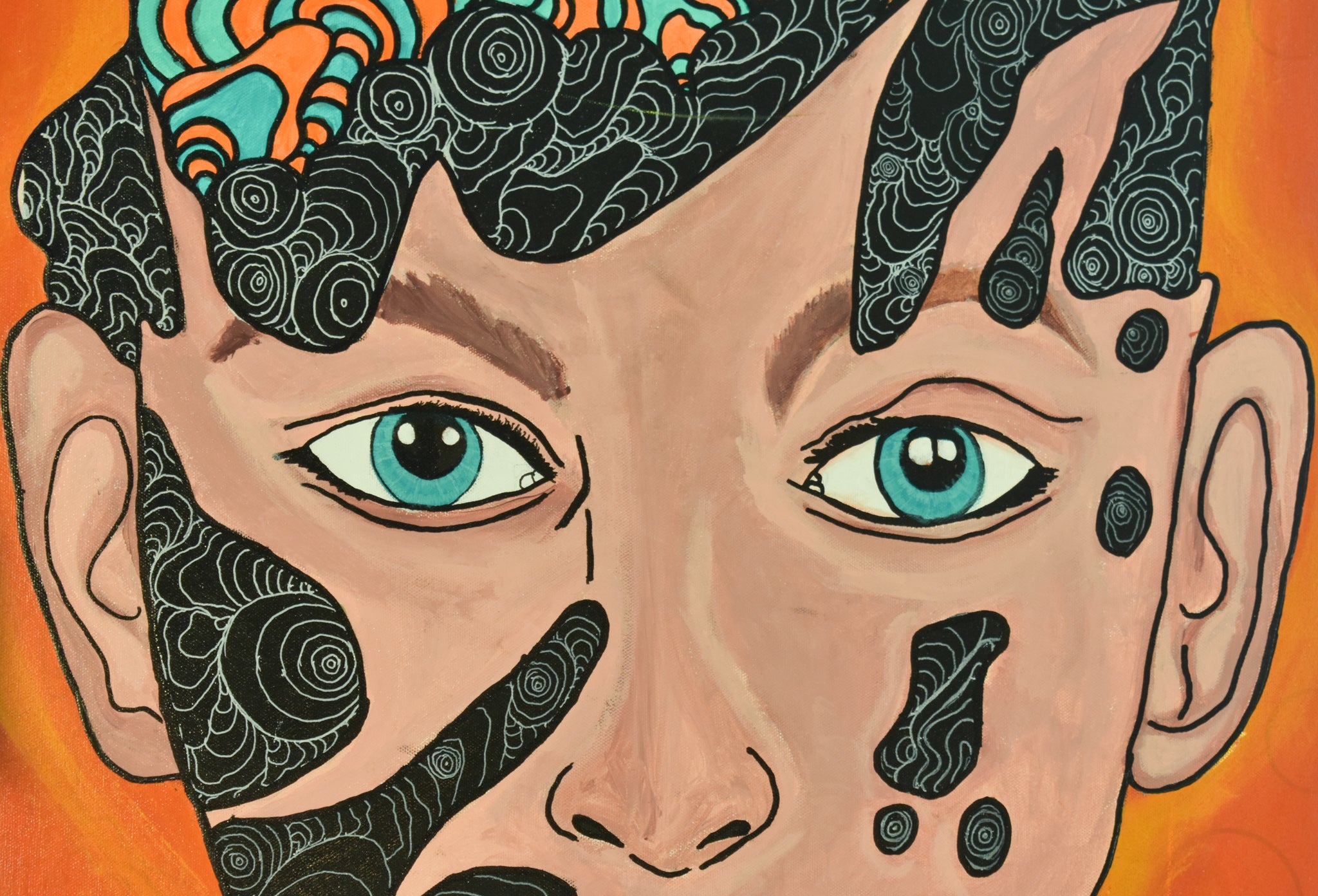 24" x 36" Painting - La Mayoridad Coming of Age-Jorge Henriquez Art