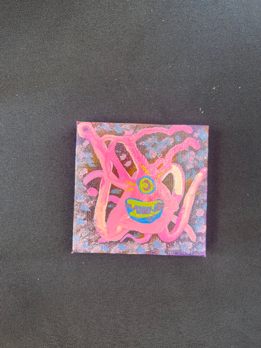 Miscellaneous Mini Paintings 3"x3"-Jorge Henriquez Art