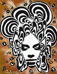 Load image into Gallery viewer, 11" x 14" Painting Cara 3 El Principito Moreno-Jorge Henriquez Art
